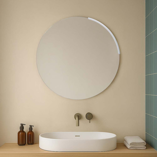 Specchio con lampada Luce dia70cm