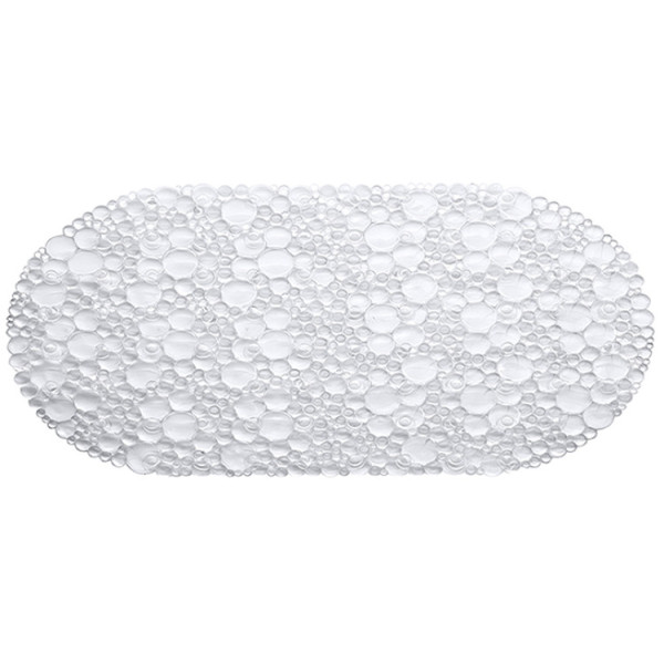 Tappeto antiscivolo in pvc bianco bolle ovale