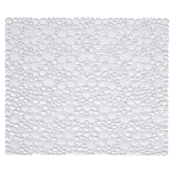 Tappeto antiscivolo in pvc bianco bolle quadrato