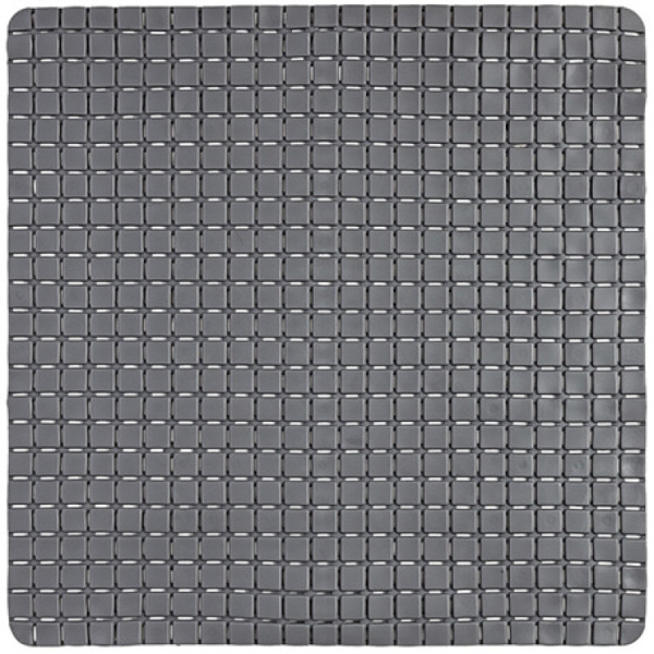 Tappeto antiscivolo in pvc grigio mosaico quadrato