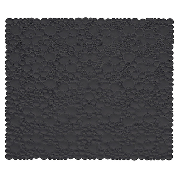 Tappeto antiscivolo in pvc nero bolle quadrato