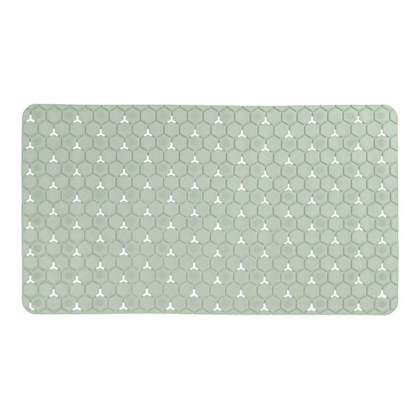 Tappeto antiscivolo in PVC rettangolare verde Maia