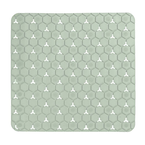 Tappeto antiscivolo in PVC rettangolare verde Maia