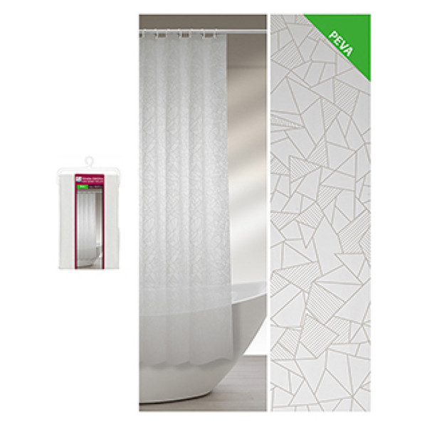 Tenda doccia in peva L 120 x H 200 cm