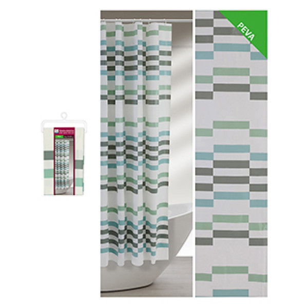 Tenda doccia in peva L 120 x H 200 cm