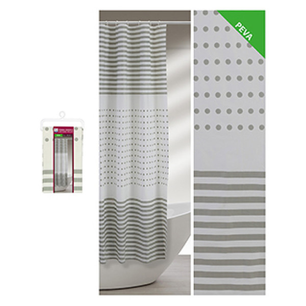 Tenda doccia in peva L 120 x H 200 cm