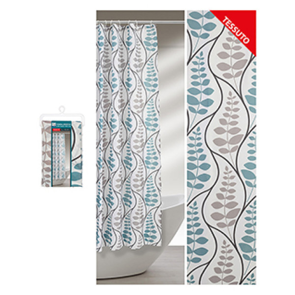 Tenda doccia in peva L 180 x H 200 cm