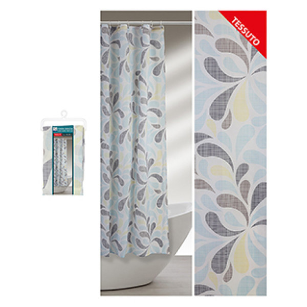 Tenda doccia in peva L 180 x H 200 cm