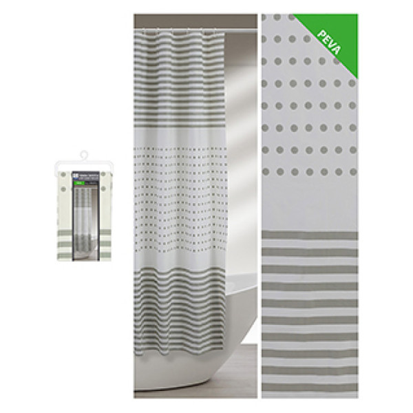 Tenda doccia in peva L 240 x H 200 cm