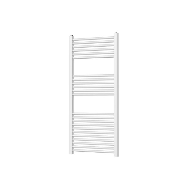 Termoarredo dritto 120x55cm con interasse 50cm bianco