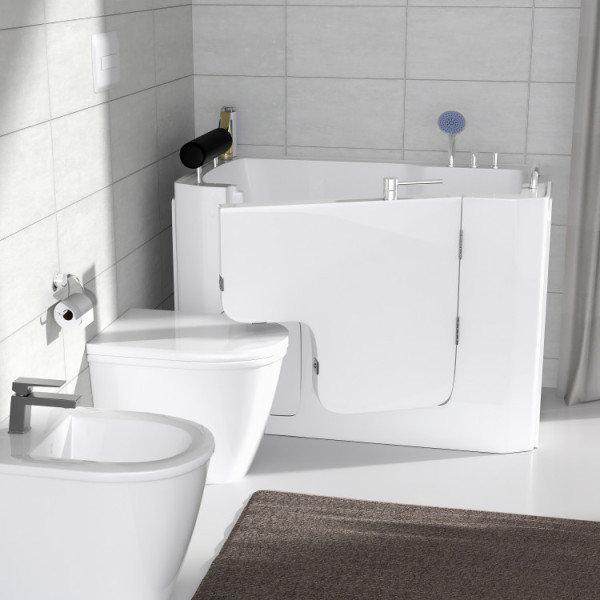 Vasca da bagno Velar apertura a dx